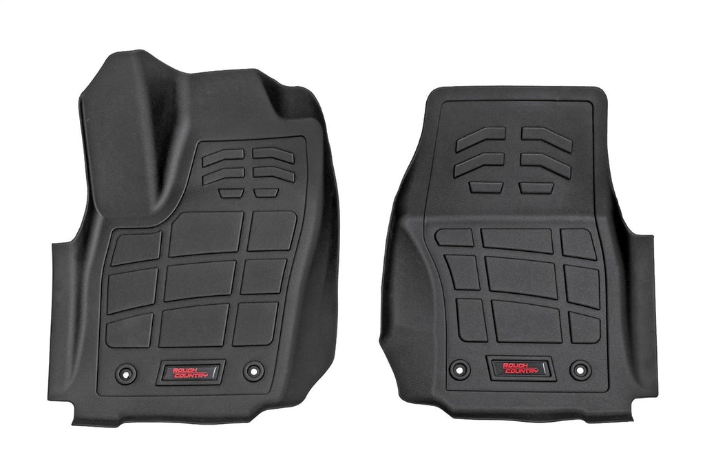 Rough Country SM71223 Sure-Fit Floor Mats for Select Toyota Tacoma