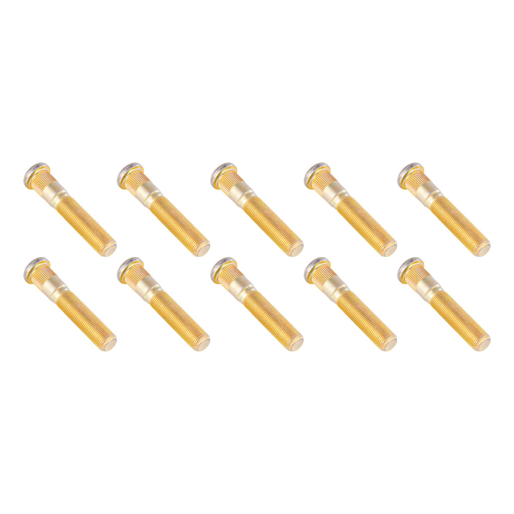 CURT 2025027411 Axle Wheel Stud, 0.689" Knurl, 5/8"-18 Thread, 3-7/16" Shoulder Length, 10 Pack