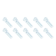 Load image into Gallery viewer, CURT 2025027413 Axle Wheel Stud, 0.617" Knurl, 1/2"-20 Thread, 2" Shoulder Length, 10 Pack