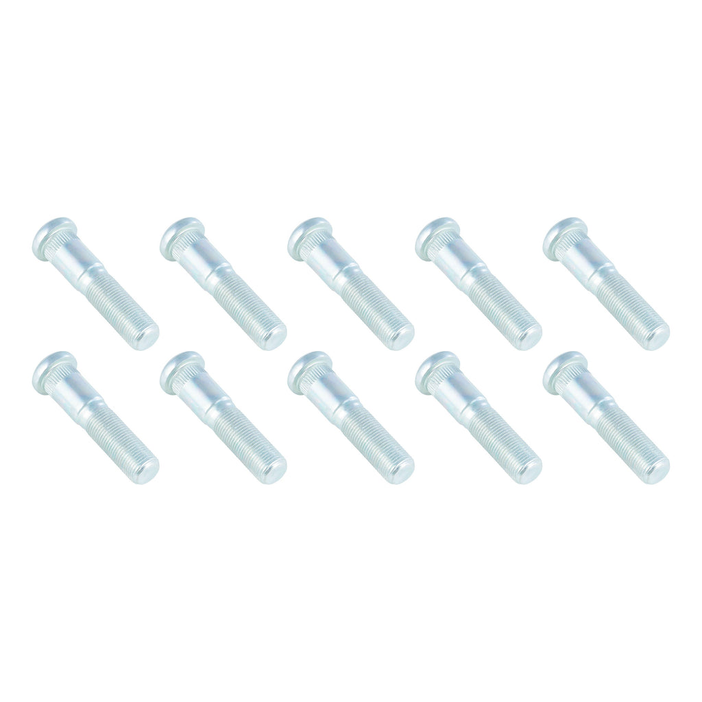 CURT 2025027415 Axle Wheel Stud, 0.689" Knurl, 5/8"-18 Thread, 2-3/4" Shoulder Length, 10 Pack