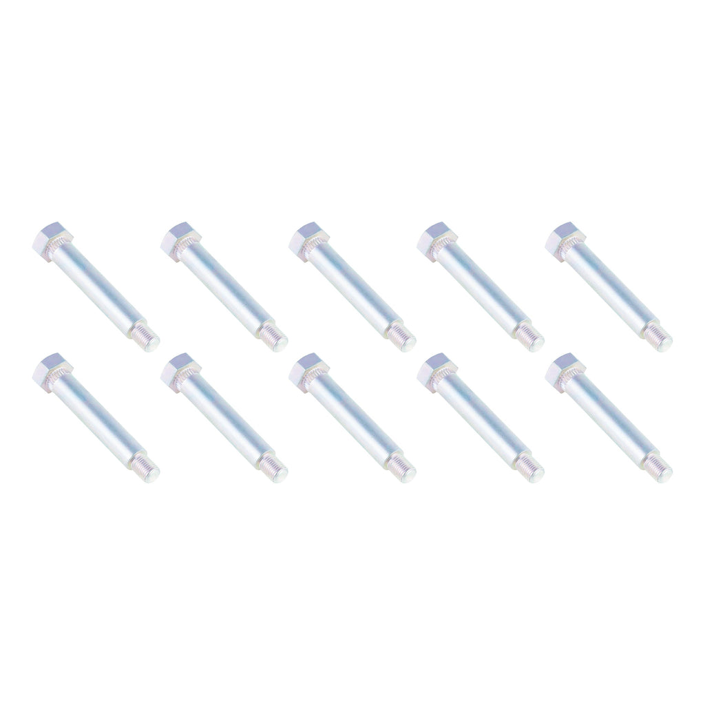 CURT 2025027731 Trailer Suspension Shoulder Bolt, 9/16" Diam, 7/16"-20 Thread, 2-13/16", 10 Pack
