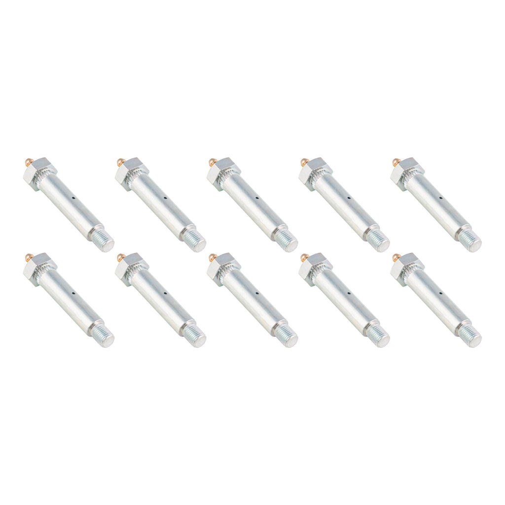 CURT 2025027732 Trailer Suspension Wet Bolt, 9/16" Diam., 7/16"-20 Thread, 2-13/16" L., 10 Pack