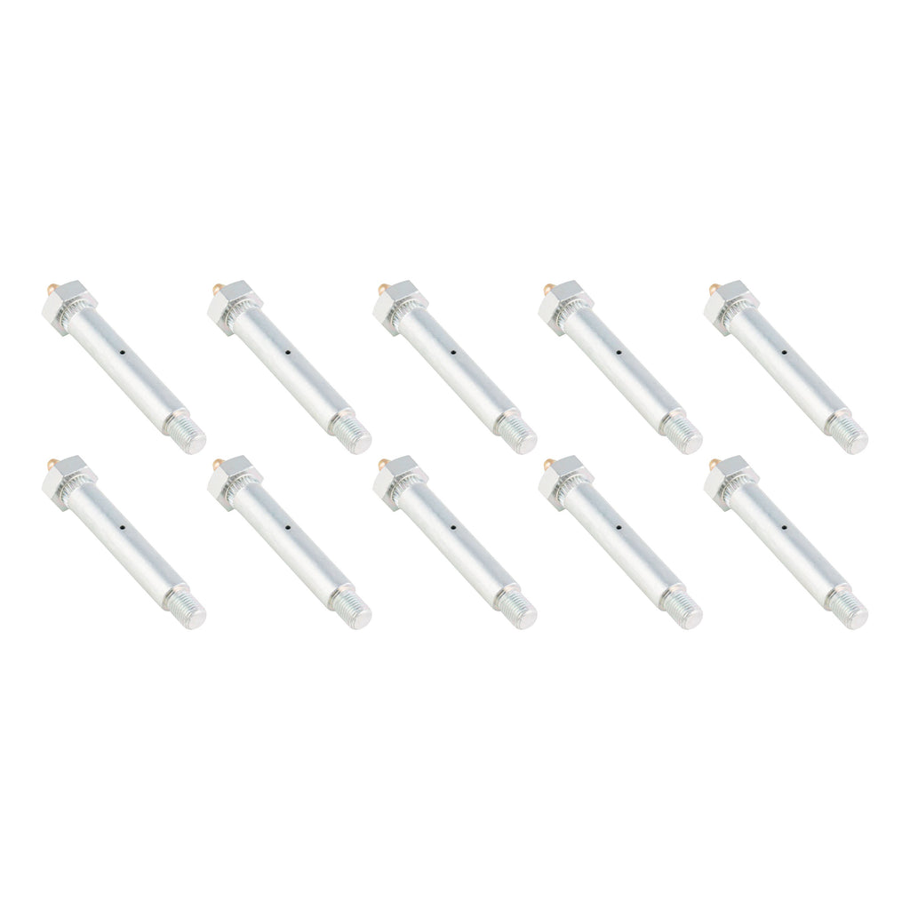 CURT 2025027733 Trailer Suspension Wet Bolt, 9/16" Diam., 7/16"-20 Thread, 2-5/16" L., 10 Pack
