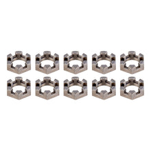 Load image into Gallery viewer, CURT 2025027769 6-Slot Castle Spindle Nut, 3,500-8,000-lb. Axles, 1"-14 Thread Size, 10 Pack