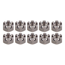 Load image into Gallery viewer, CURT 2025027770 6-Slot Castle Spindle Nut, 10,000-lb. Axles, 1-1/2"-12 Thread Size, 10 Pack