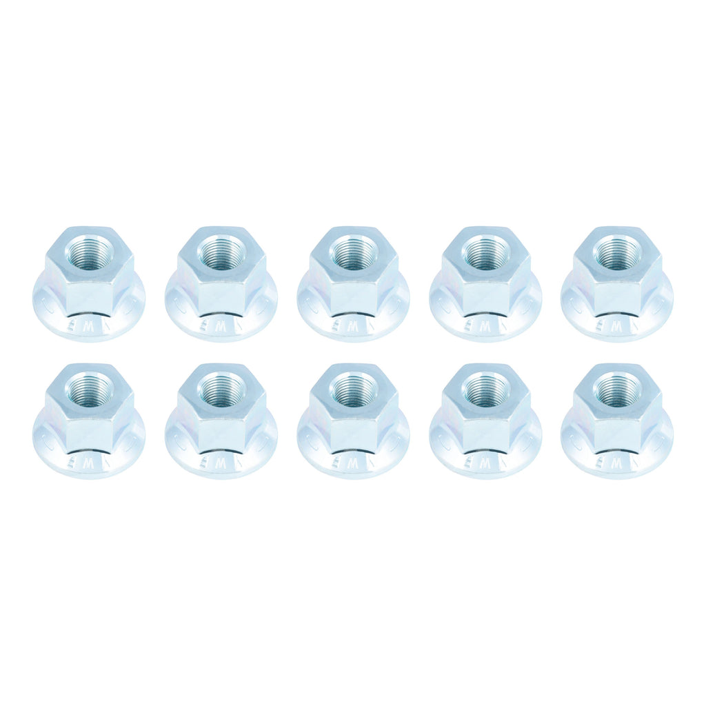 CURT 2025027782 Trailer Axle Hex Flange Lug Nut, 5/8"-18 Thread Size, 10 Pack
