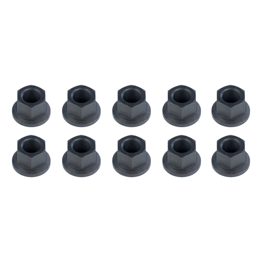 CURT 2025027785 Trailer Axle Swiveling Flange Lug Nut, M22 x 1.5 Thread Size, 10 Pack