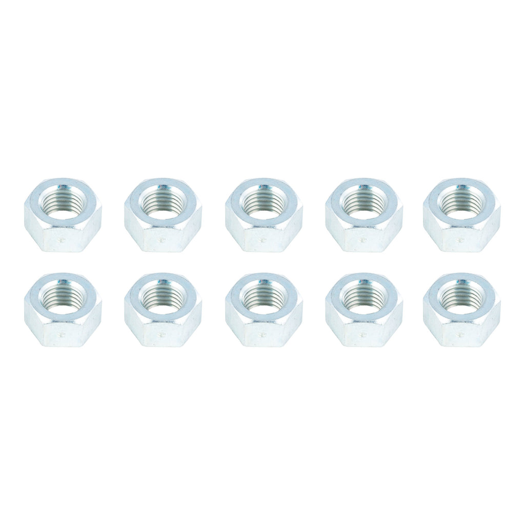 CURT 2025027796 Trailer Suspension Hex Nut, 1"-8 Thread Size, 10 Pack
