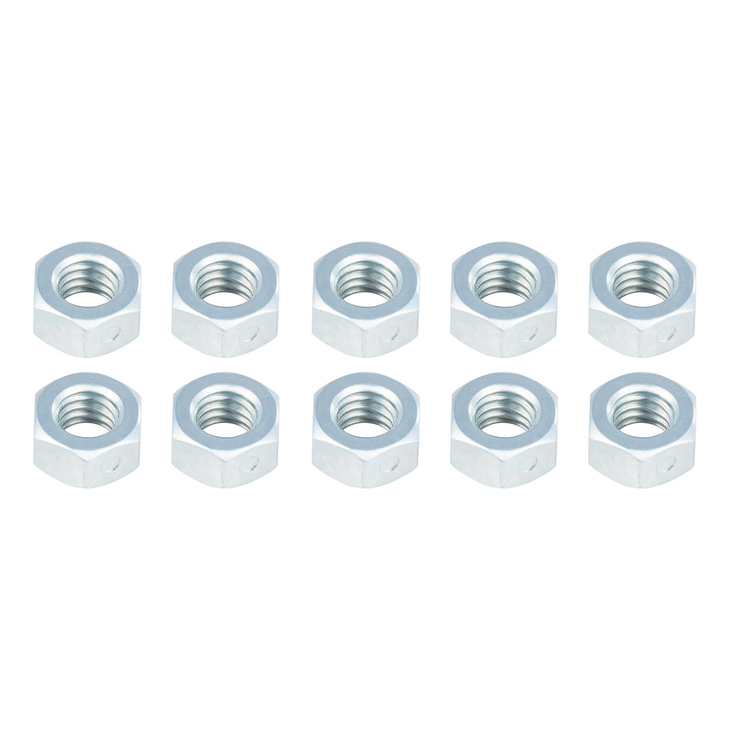 CURT 2025047554 Trailer Suspension Hex Nut, 5/16"-18 Thread Size, 10 Pack
