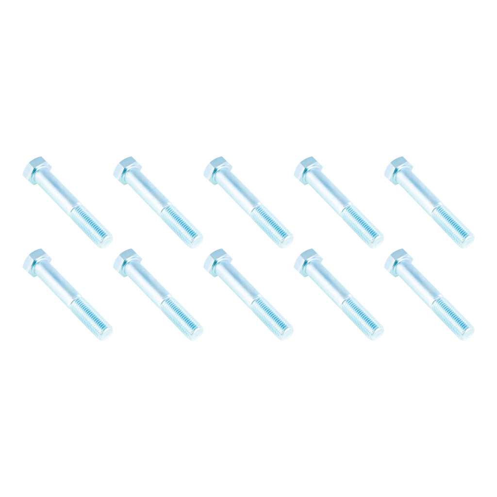 CURT 2025047560 Trailer Suspension Hex Bolt, 1" Diameter, 1"-8 Thread Size, 6" Length, 10 Pack