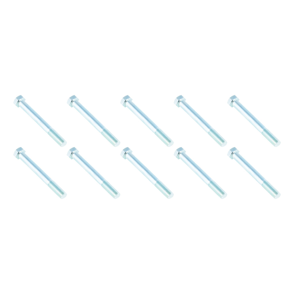 CURT 2025047565 Trailer Suspension Hex Bolt, 1/2" Diam., 1/2"-20 Thread, 4-1/2" Length, 10 Pack