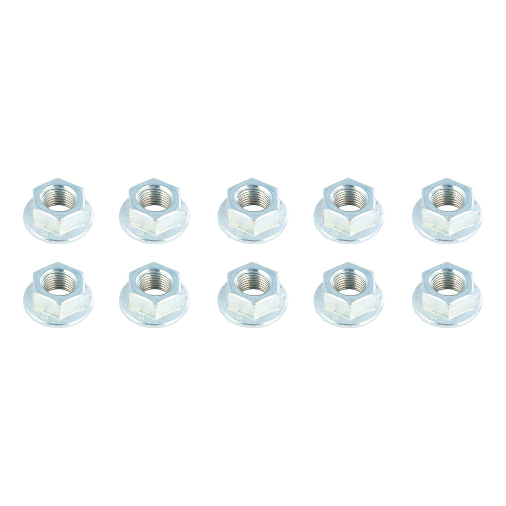 CURT 2025047566 Lippert 2025047566 Trailer Suspension Hex Flange Nut 1/2"-20 Thread Size 10 Pack