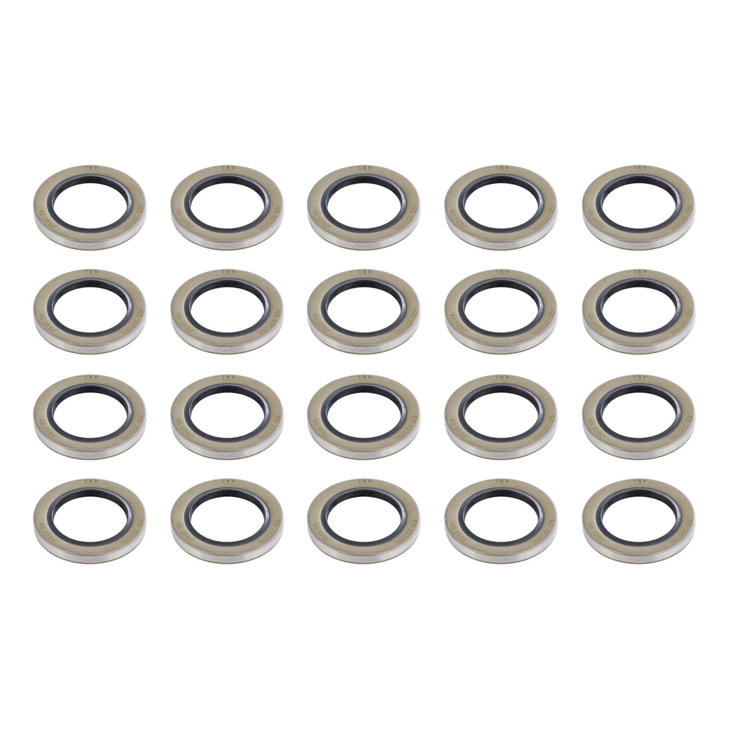 CURT 2025047572 Double Lip Grease Seal, 5,200-8,000-lb. Axle, 2.25" Spindle Shaft Diam., 20 Pack
