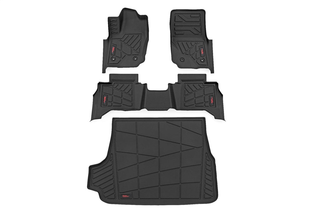 Rough Country SM71325 Sure-Fit Floor Mats for Select Toyota 4Runner