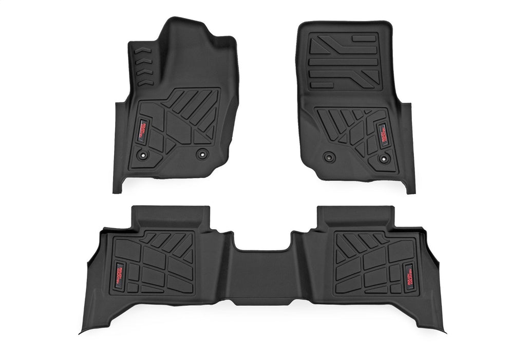 Rough Country SM71324 Sure-Fit Floor Mats for Select Toyota 4Runner
