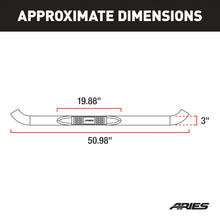 Load image into Gallery viewer, ARIES 203001-2 3" Round Polished Stainless Side Bars, Select Ford Bronco, F-150 for Select Ford F-150