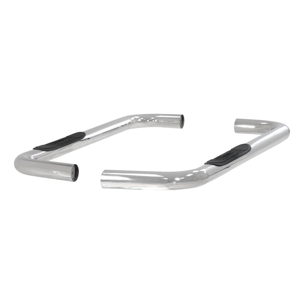 ARIES 203003-2 3in. Round Polished Stainless Side Bars; Select Mazda B-Series; Ford Ranger - Truck Part Superstore