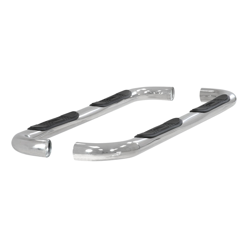 ARIES 203008-2 3" Round Polished Stainless Side Bars, Select Ford F-150 for Select Ford F-150