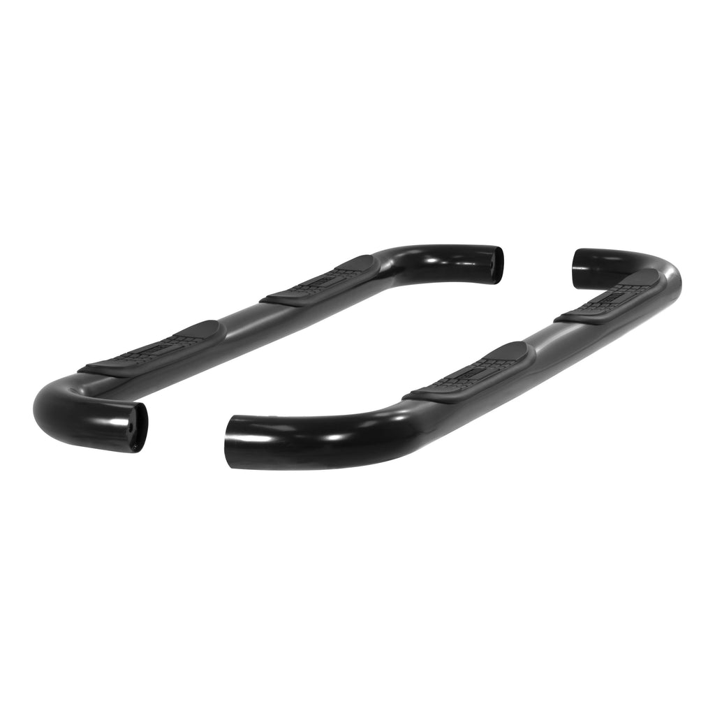 ARIES 203008 3" Round Black Steel Side Bars, Select Ford F-150 for Select Ford F-150