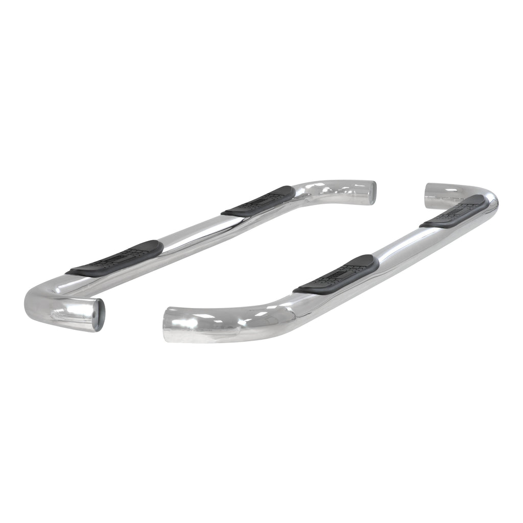 ARIES 203009-2 3" Round Polished Stainless Side Bars, Select Ford F-150 for Select Ford F-150