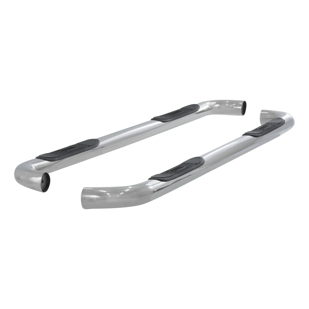 ARIES 203010-2 3" Round Polished Stainless Side Bars, Select Ford Explorer Sport Trac for Select Ford Explorer Sport Trac