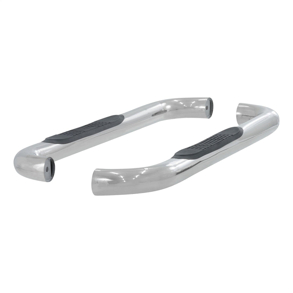 ARIES 203014-2 3in. Round Polished Stainless Side Bars; Select Ford F-250; F-350 Super Duty - Truck Part Superstore