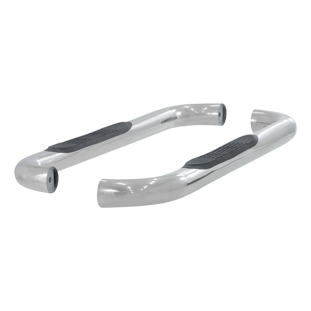 ARIES 203014-2 3in. Round Polished Stainless Side Bars; Select Ford F-250; F-350 Super Duty - Truck Part Superstore