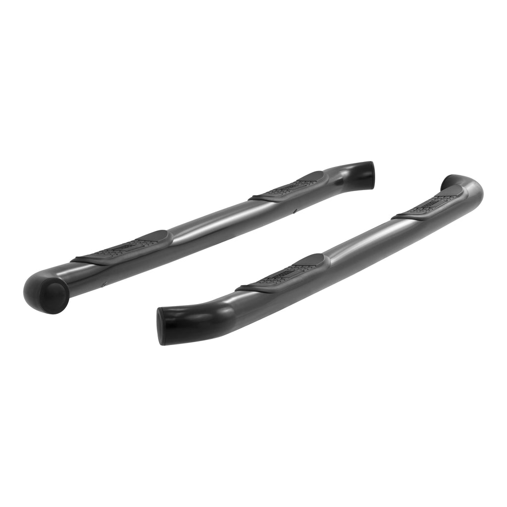 ARIES 203015 3" Round Black Steel Side Bars, Select Ford F-150, Lincoln Mark LT for Select Ford F-150