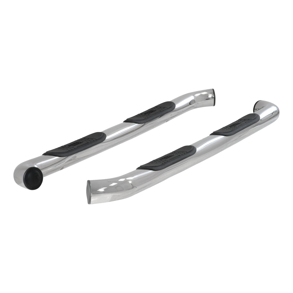 ARIES 203016-2 3" Round Polished Stainless Side Bars, Select Ford F-150 for Select Ford F-150