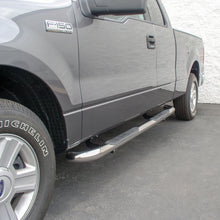 Load image into Gallery viewer, ARIES 203016-2 3" Round Polished Stainless Side Bars, Select Ford F-150 for Select Ford F-150
