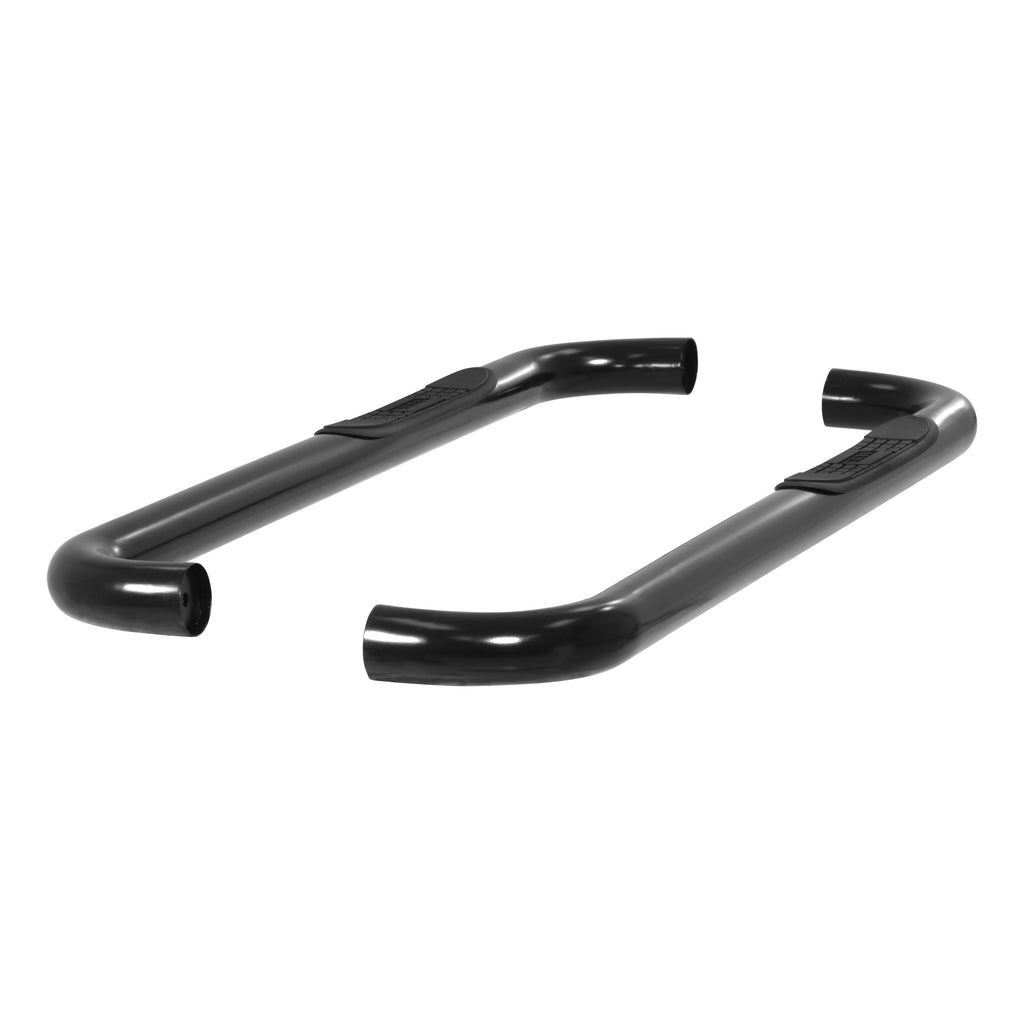 ARIES 203017 3" Round Black Steel Side Bars, Select Ford F-150 for Select Ford F-150