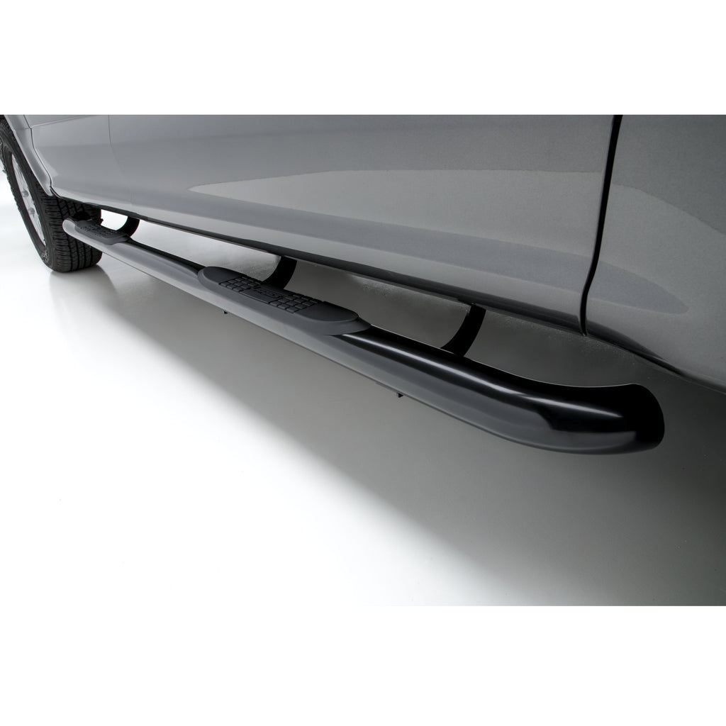 ARIES 203043 3" Round Black Steel Side Bars, Select Ford F-150, F-250, F-350 Super Duty for Select Ford F-150