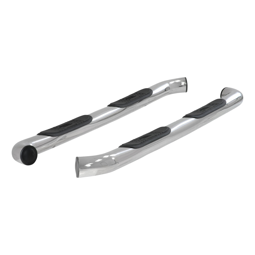 ARIES 203044-2 3" Round Polished Stainless Side Bars, Select Ford F-150, F-250, F-350 for Select Ford F-150