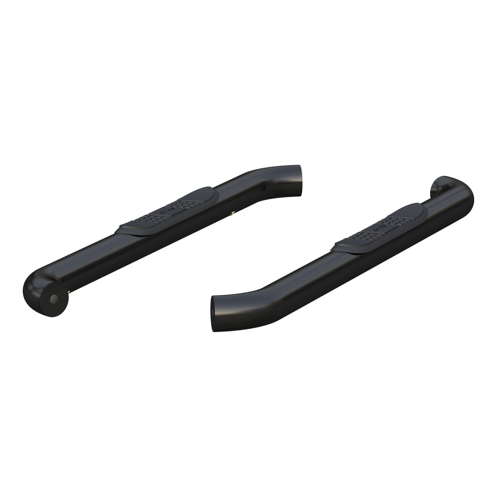 ARIES 203045 3" Round Black Steel Side Bars, Select Ford F-150, F-250, F-350 Super Duty for Select Ford F-150