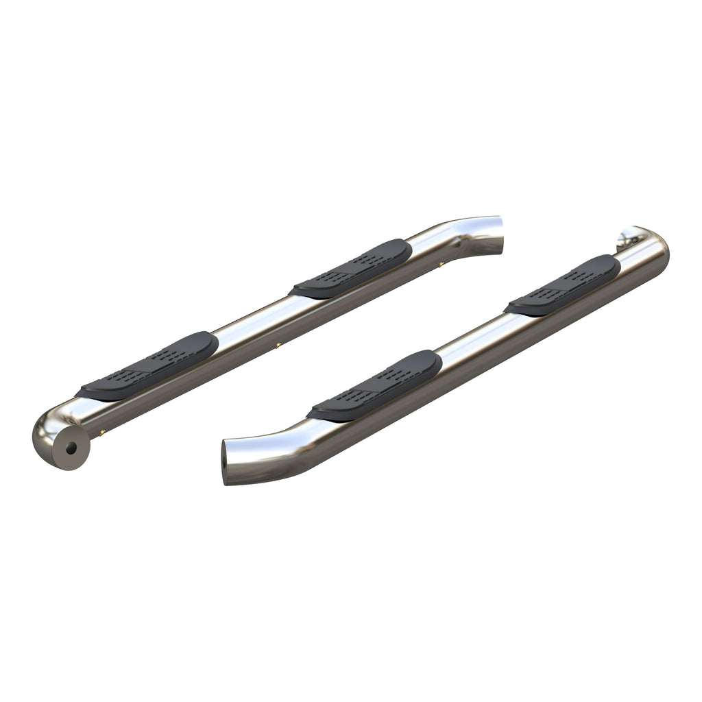 ARIES 203046-2 3" Round Polished Stainless Side Bars, Select Ford Ranger SuperCrew for Select Ford Ranger