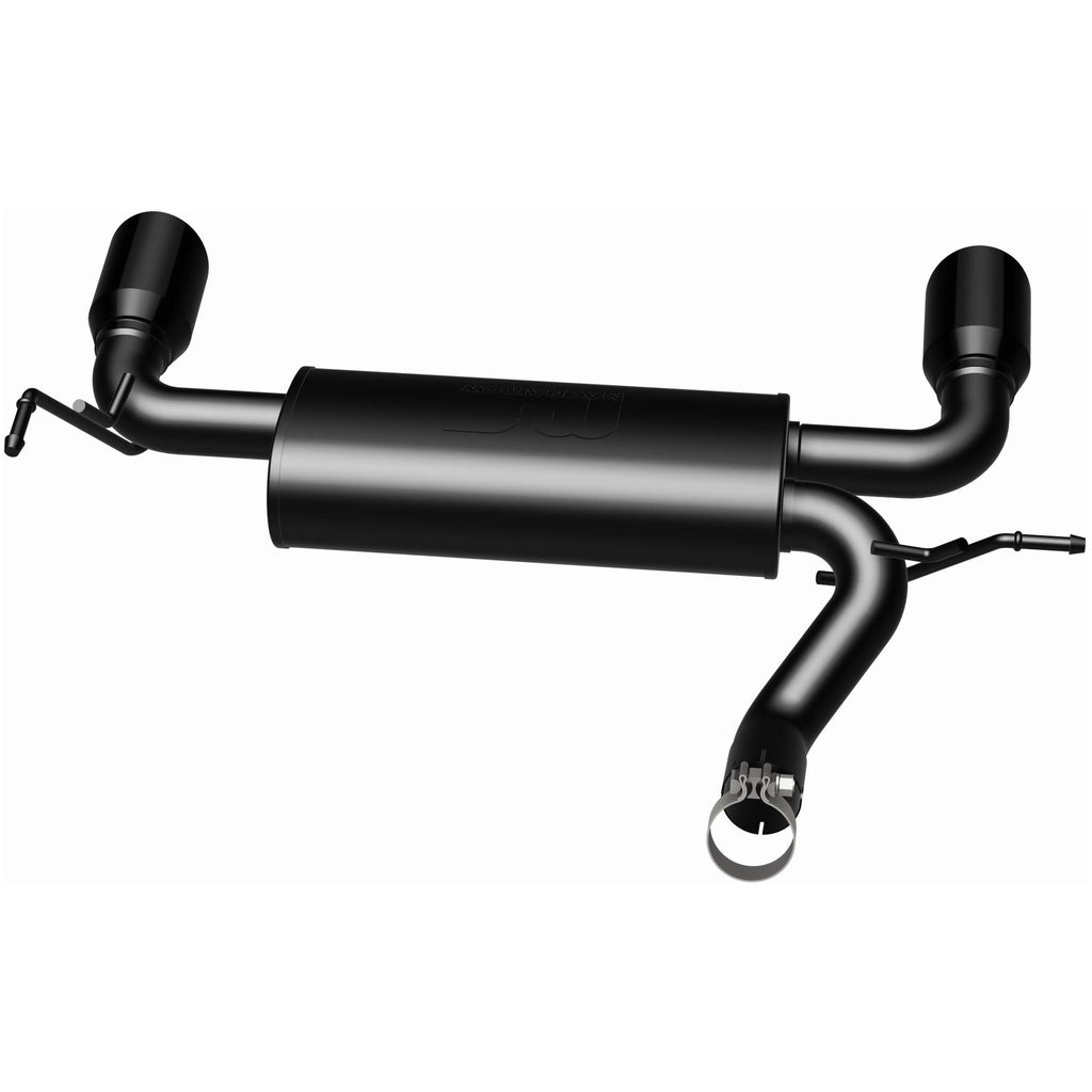 MagnaFlow Exhaust Products 15160 Street Series Black Coated Axle Back System for Select Jeep Wrangler, Jeep Wrangler JK