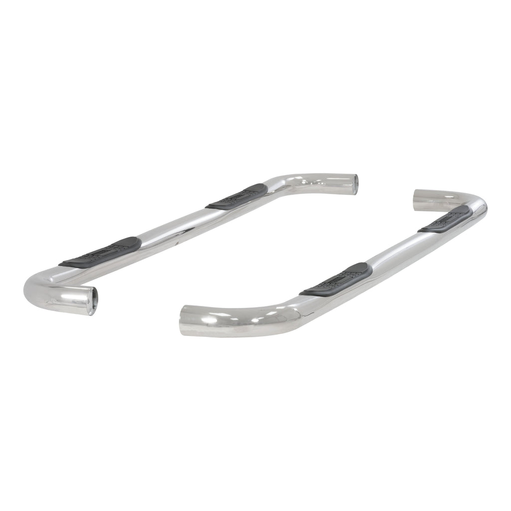 ARIES 204004-2 3" Round Polished Stainless Side Bars, Select Avalanche, Suburban, Yukon XL for Select Chevrolet Suburban 1500