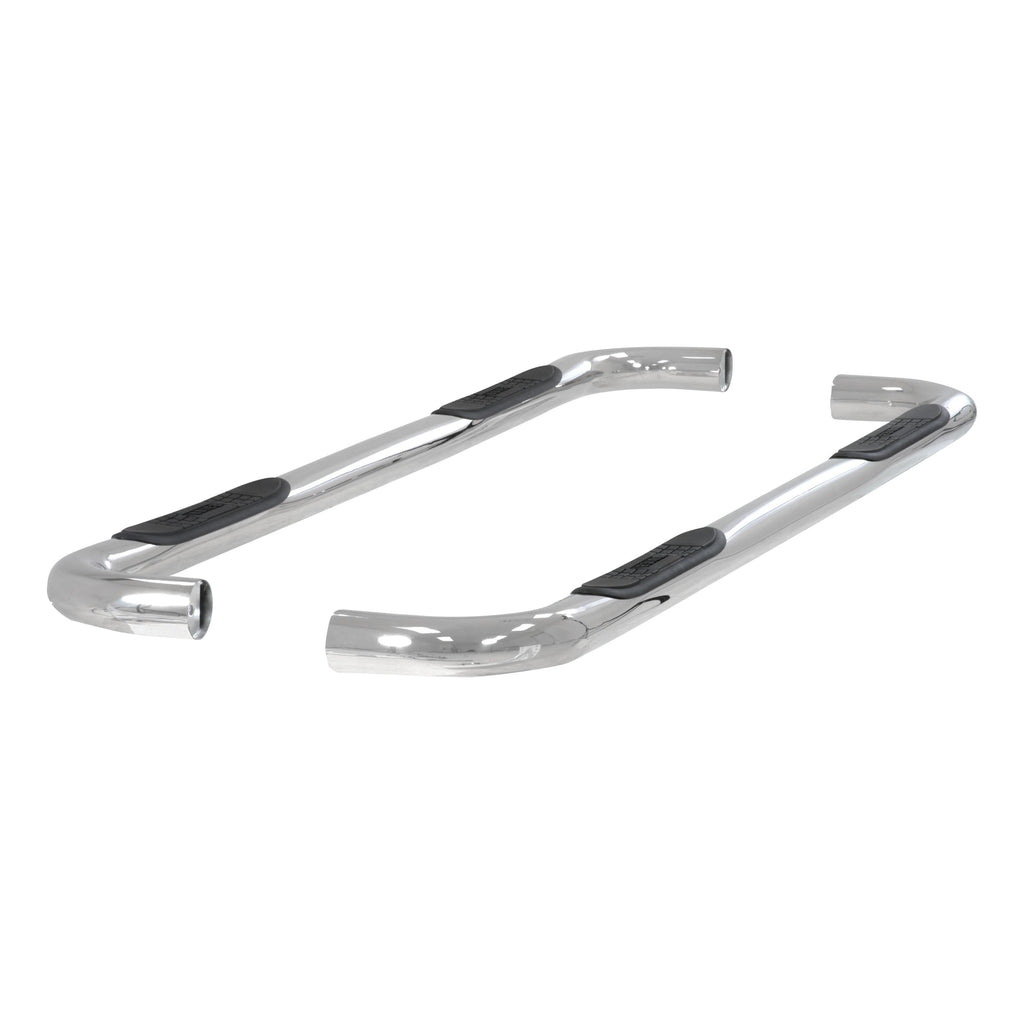 ARIES 204013-2 3" Round Polished Stainless Side Bars, Select Silverado, Sierra 1500, 2500, 3500 for Select Chevrolet Silverado 2500 HD