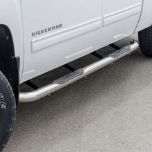 Load image into Gallery viewer, ARIES 204013-2 3" Round Polished Stainless Side Bars, Select Silverado, Sierra 1500, 2500, 3500 for Select Chevrolet Silverado 2500 HD