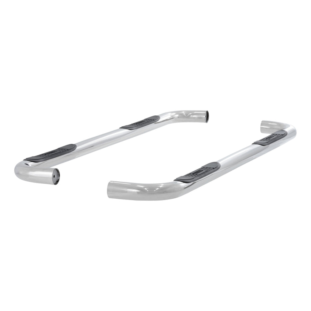 ARIES 204014-2 3" Round Polished Stainless Side Bars, Select Chevrolet Suburban for Select Chevrolet C1500 Suburban