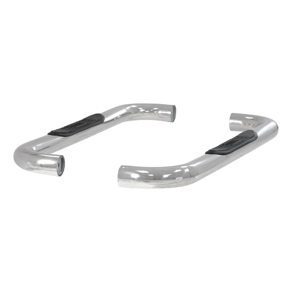 ARIES 204018-2 3" Round Polished Stainless Side Bars, Select Blazer FS, Tahoe, Yukon, C, K for Select Chevrolet C2500