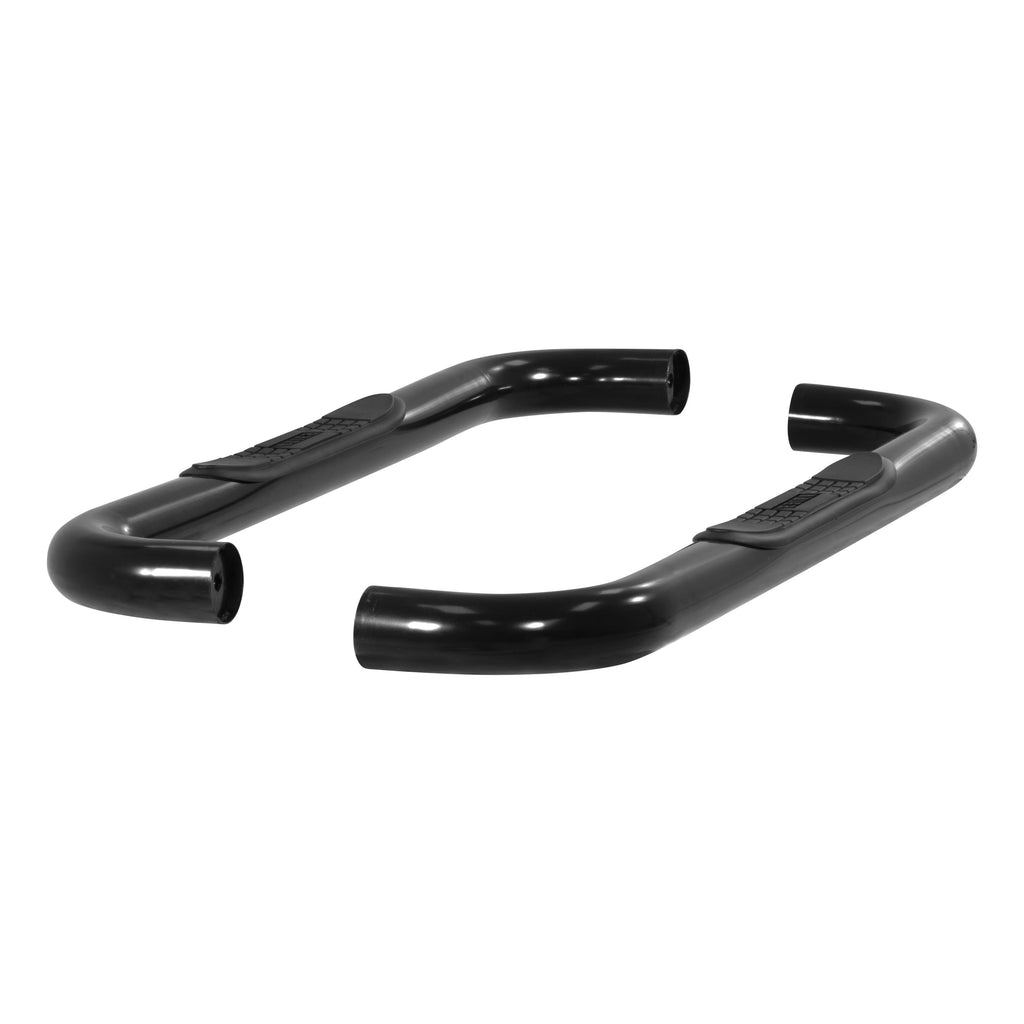 ARIES 204018 3" Round Black Steel Side Bars, Select Blazer FS, Tahoe, Yukon, C, K for Select Chevrolet C2500