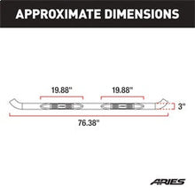 Load image into Gallery viewer, ARIES 204031-2 3in. Round Polished Stainless Side Bars; Select Traverse; Acadia; Outlook - Truck Part Superstore