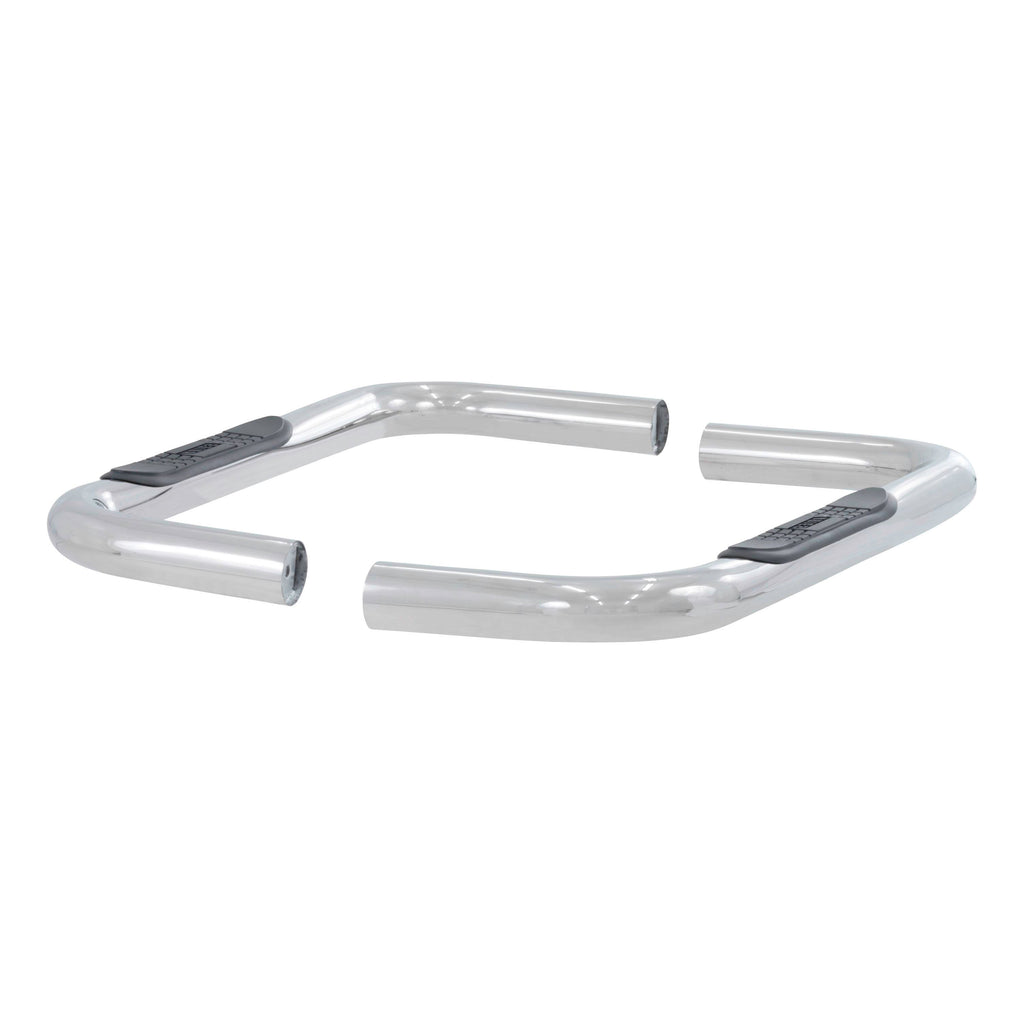 ARIES 204036-2 3" Round Polished Stainless Side Bars, Select Chevrolet, GMC C, K for Select Chevrolet K10 Pickup