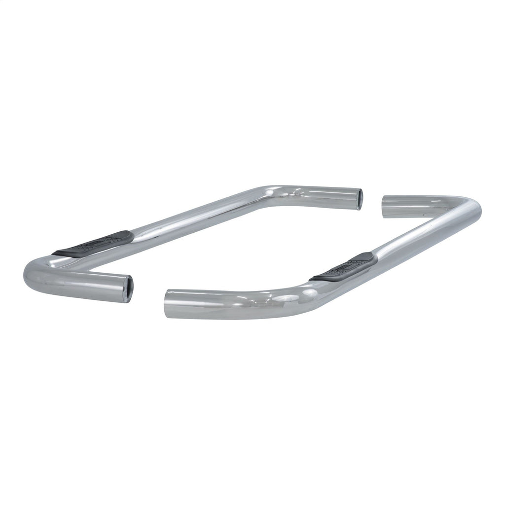 ARIES 204038-2 3in. Round Polished Stainless Side Bars; Select Chevrolet; GMC C; K - Truck Part Superstore