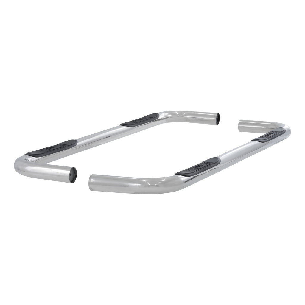 ARIES 204039-2 3" Round Polished Stainless Side Bars, Select Chevrolet Suburban for Select Chevrolet C10 Suburban