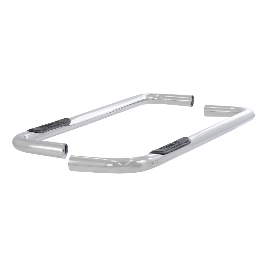 ARIES 204041-2 3" Round Polished Stainless Side Bars, Select Chevrolet, GMC C, K for Select Chevrolet K20