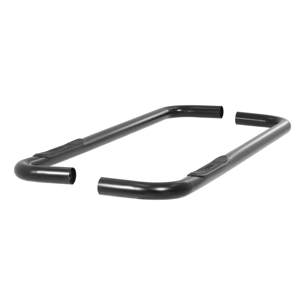ARIES 204041 3" Round Black Steel Side Bars, Select Chevrolet, GMC C, K for Select Chevrolet K20
