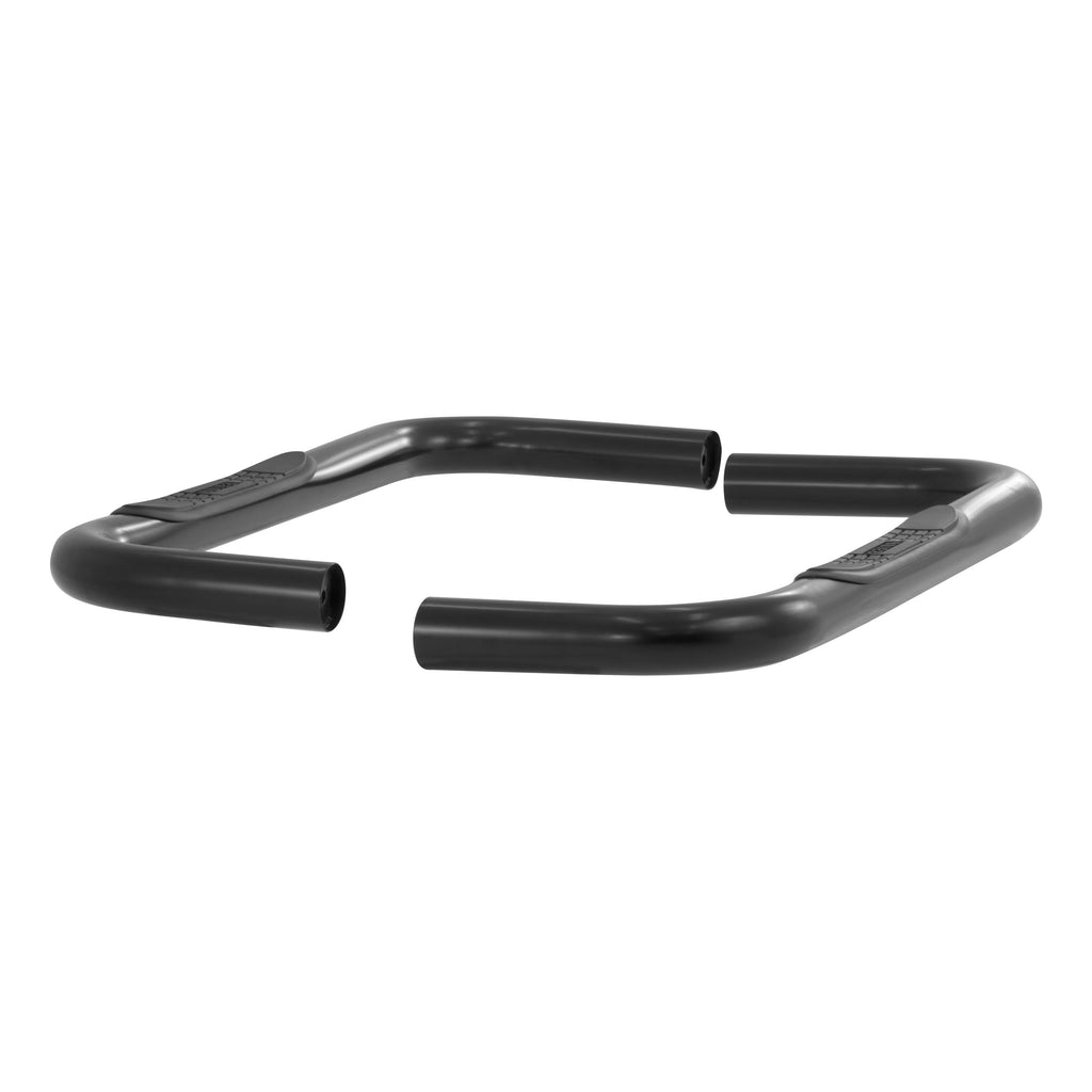 ARIES 204044 3" Round Black Steel Side Bars, Select Chevrolet, GMC Blazer K5 for Select Chevrolet K5 Blazer