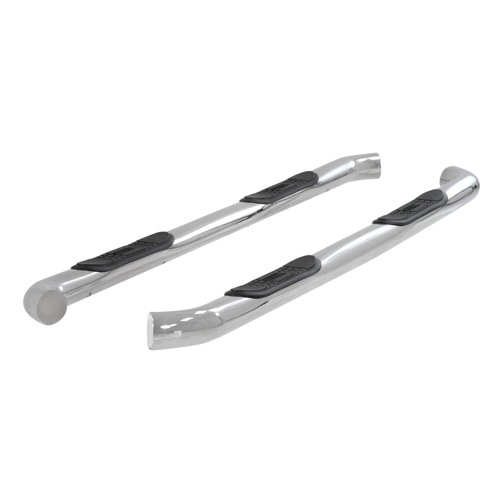 ARIES 204045-2 3" Round Polished Stainless Side Bars, Select Silverado, Sierra 1500, 2500, 3500 for Select Chevrolet Silverado 2500 HD